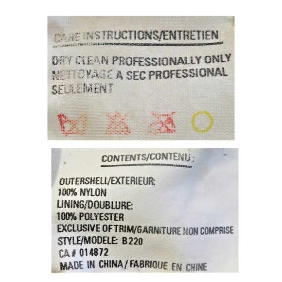 novelti Only at Eatons Black Spring Trench Coat in Size Medium - Picture 4 of 5